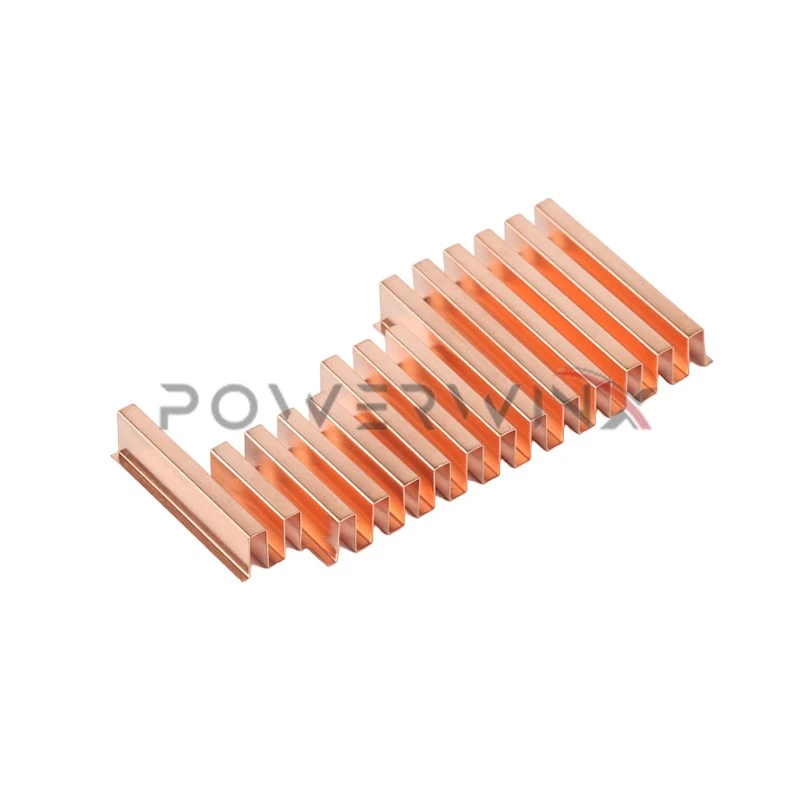 Copper Folded Fin Heat Sink (2)